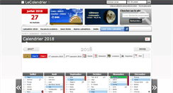 Desktop Screenshot of lecalendrier.fr